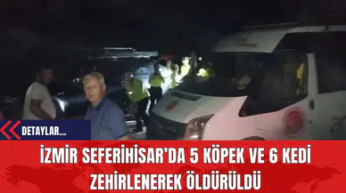İzmir Seferihisar’da 5 Köpek ve 6 Kedi Zehirlenerek Öldürüldü