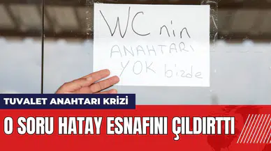 O soru Hatay esnafını çıldırttı!
