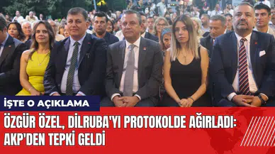 Özgür Özel Dilruba'yı protokolde ağırladı: AKP'den tepki geldi