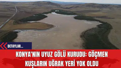 Konya'nın Uyuz Gölü Kurudu: Göçmen Kuşların Uğrak Yeri Yok Oldu