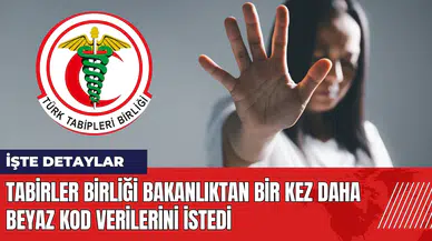 Tabirler Birliği Bakanlıktan bir kez daha Beyaz Kod verilerini istedi