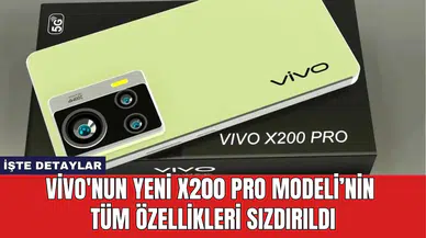 Vivo'nun Yeni X200 Pro Modeli'nin Tüm Özellikleri Sızdırıldı