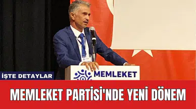 Memleket Partisi'nde Yeni Dönem