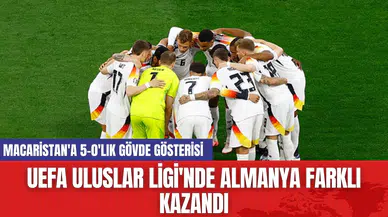 UEFA Uluslar Ligi'nde Almanya Farklı Kazandı