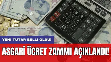 Asgari ücret zammı açıklandı: Yeni tutar belli oldu!
