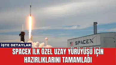 SpaceX İlk Özel Uzay Yürüyüşü İçin Hazırlıklarını Tamamladı