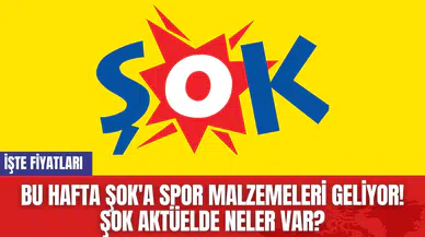 Bu Hafta ŞOK'a Spor Malzemeleri Geliyor! ŞOK Aktüelde Neler Var?