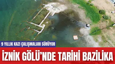 İznik Gölü’nde Tarihi Bazilika: 9 Yıllık Kazı Çalışmaları Sürüyor