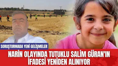 Narin Olayında Tutuklu Salim Güran'ın İfadesi Yeniden Alınıyor