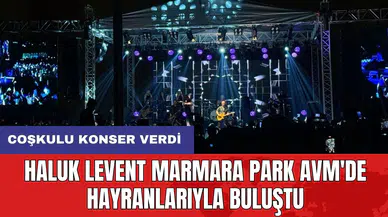 Haluk Levent Marmara Park AVM'de hayranlarıyla buluştu