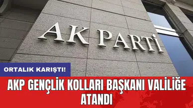 AKP Gençlik Kolları Başkanı valiliğe atandı
