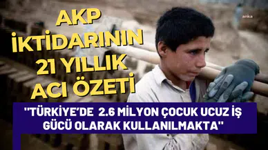 VELİ AĞBABA: "AKP iktidarının 21 yıllık acı özeti "