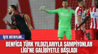 Benfica Türk Yıldızlarıyla Şampiyonlar Ligi’ne Galibiyetle Başladı