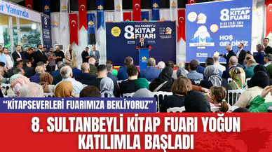 8. Sultanbeyli Kitap Fuarı yoğun katılımla başladı