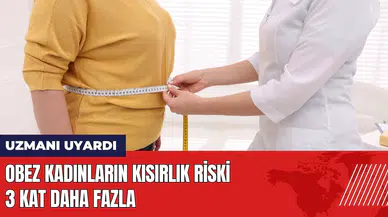 Uzmanı uyardı: Obez kadınların kısırlık riski 3 kat daha fazla