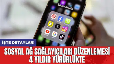 Sosyal ağ sağlayıcıları düzenlemesi 4 yıldır yürürlükte