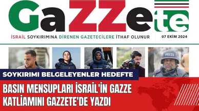 Basın mensupları İsrail'in Gazze katliamını Gazzete'de yazdı