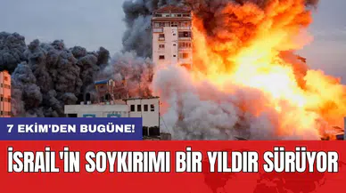 7 Ekim'den bugüne: İsrail'in soykırımı bir yıldır sürüyor