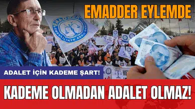 Emeklilikte adalet için kademe şart! EMADDER eylemde