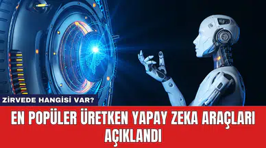 En Popüler Üretken Yapay Zeka Araçları Açıklandı: Zirvede Hangisi Var?