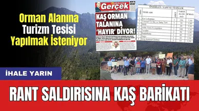 Kaş Ormanını Vermeyecek! Orman İhalesine Destek Çağrısı