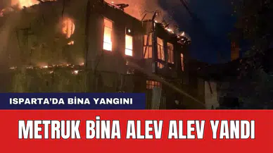 Metruk Bina Alevlere Teslim