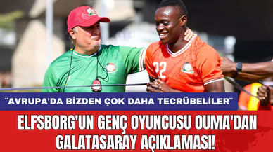 Elfsborg'un Genç Oyuncusu Ouma'dan Galatasaray Açıklaması! ¨Avrupa'da Bizden Çok Daha Tecrübeliler¨