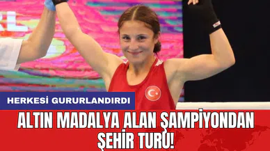 Altın Madalya Alan Şampiyondan Şehir Turu!