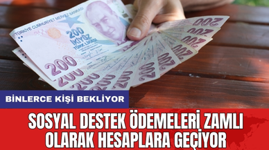 Sosyal Destek Ödemeleri Zamlı Olarak Hesaplara Geçiyor