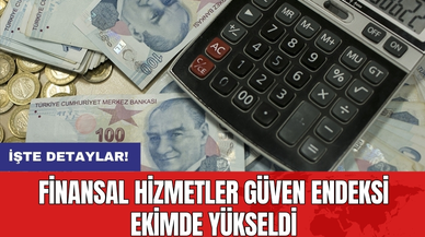 Finansal Hizmetler Güven Endeksi ekimde yükseldi