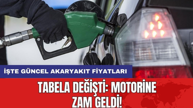 Tabela Değişti: Motorine Zam Geldi! İşte Güncel Akaryakıt Fiyatları