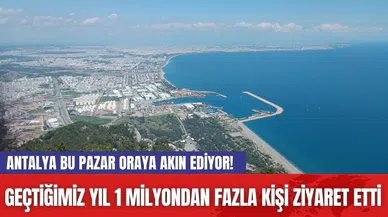 Antalya bu Pazar oraya akın ediyor! Geçtiğimiz yıl 1 milyondan fazla kişi ziyaret etti