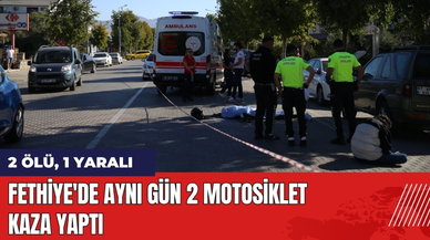 Fethiye'de Aynı Gün 2 Motosiklet Kaza Yaptı