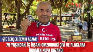 İşte Gerçek Demir Adam! 75 Yaşında Kupa ve Madalya Kazandı