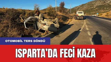 Isparta'da Feci Kaza! 3 Yaralı