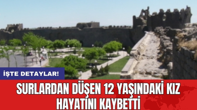 Surlardan düşen 12 yaşındaki kız hayatını kaybetti