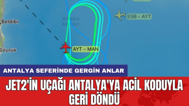 Jet2'in Uçağı Antalya'ya Acil Koduyla Geri Döndü