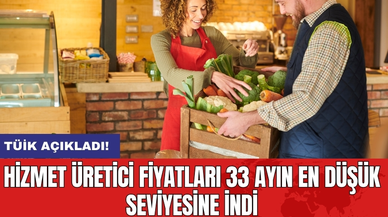 Hizmet Üretici Fiyatları 33 Ayın En Düşük Seviyesine İndi