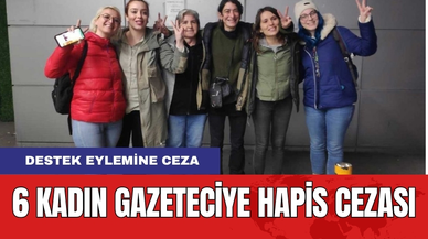 Meslektaşlarına operasyonu protesto eden gazetecilere hapis cezası!