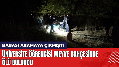 Üniversite Öğrencisi Meyve Bahçesinde Ölü Bulundu