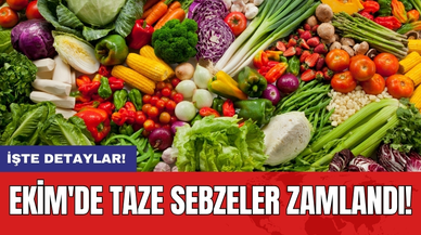 Ekim'de Taze Sebzeler Zamlandı!