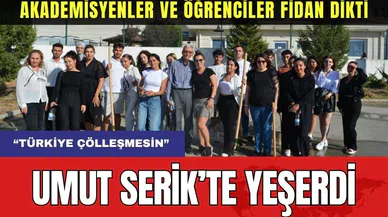Umut Serik'te Yeşerdi! Yıldırım'dan Akademisyenlere ve Öğrencilere Teşekkür