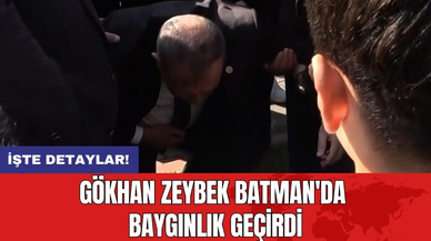 Gökhan Zeybek Batman'da Baygınlık Geçirdi