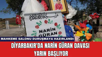 Diyarbakır'da Narin Güran Davası Yarın Başlıyor