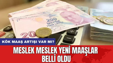 Meslek Meslek Yeni Maaşlar Belli Oldu