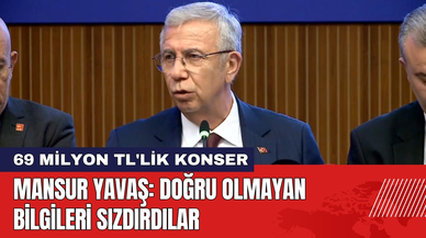 Mansur Yavaş'tan Konser Çıkışı: Doğru Olmayan Bilgileri Sızdırdılar