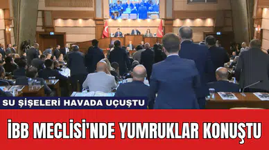 İBB Meclisi'nde Yumruklar Konuştu
