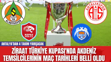 Ziraat Türkiye Kupası'nda Akdeniz Temsilcilerinin Maç Tarihleri Belli Oldu