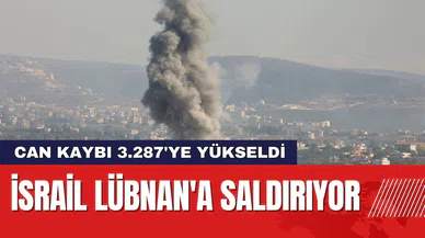 Lübnan'da İsrail Saldırıları Sonucunda Can Kaybı 3.287'ye Yükseldi
