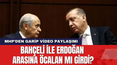 MHP’den garip video paylaşımı... Bahçeli ile Erdoğan arasına Öcalan mı girdi?